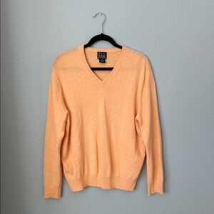 Jos. A. Bank Peach V-Neck Sweater
